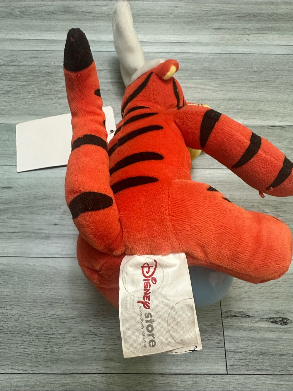 Disney Easter Tigger Plush with White Bunny Ears and Pink Nose - Picture 5 of 6